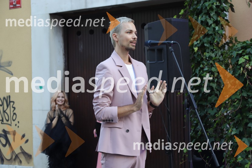  David Hojnik, modni oblikovalec DH fashionOtvoritev modnega ateljeja modnega oblikovalca Davida Hojnika