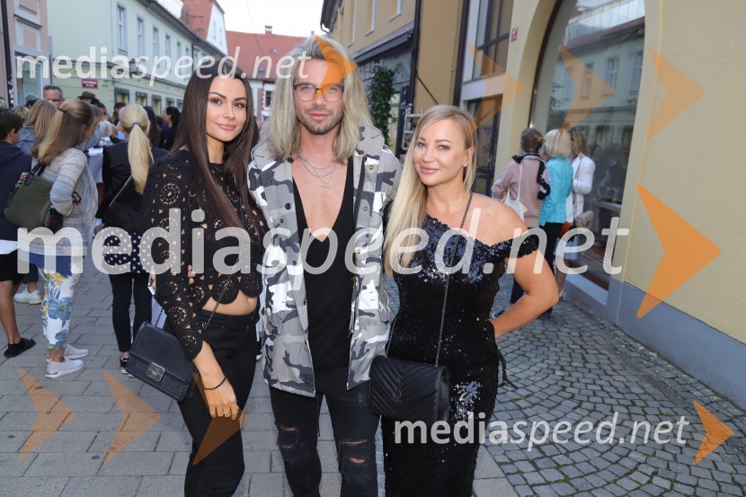  Aida Muratović, manekenka;  Tibor Golob, fotograf;  Nika  Čukur,  ShowRoom eventsOtvoritev modnega ateljeja modnega oblikovalca Davida Hojnika