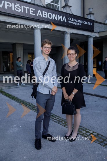  Andraž Zalar;  Tadeja  Šuštar Zalar, poslanka DZIn podgana se je smejala, premiera drame SLG Celje
