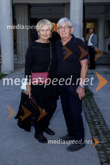 Anica Kumer&nbsp; s partnerjemIn podgana se je smejala, premiera drame SLG Celje