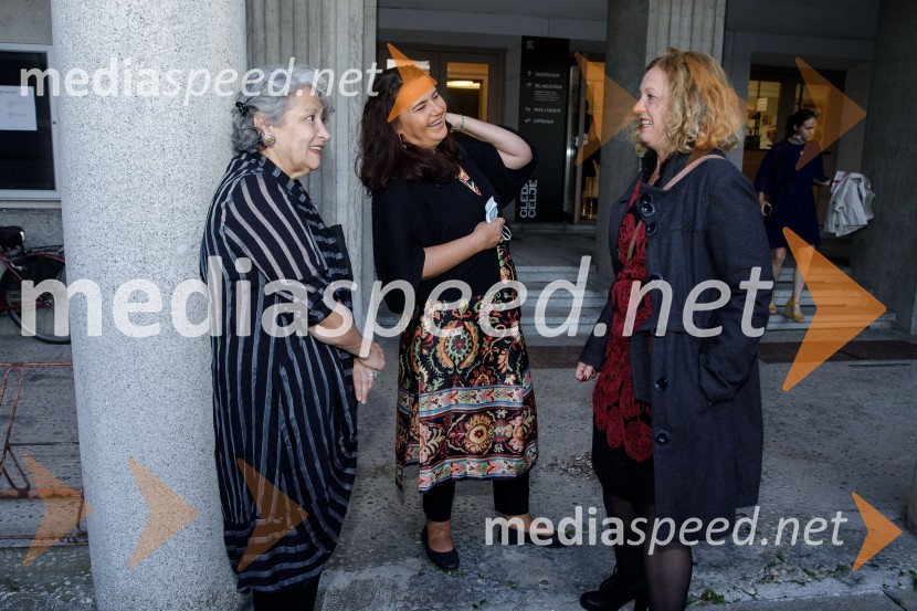  ... ;  ... ; mag. Tina Kosi, upravnica SLG CeljeIn podgana se je smejala, premiera drame SLG Celje