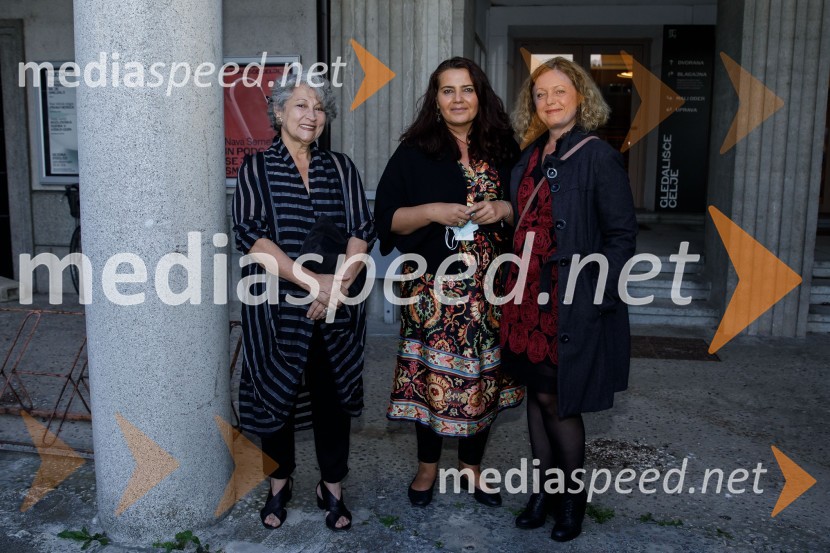  ... ;  ... ; mag. Tina Kosi, upravnica SLG CeljeIn podgana se je smejala, premiera drame SLG Celje