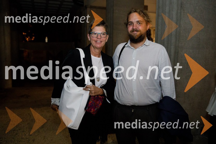  Mirjam Drnovšček, direktorica Prešernovega gledališča Kranj;  Luka Marcen, režiserIn podgana se je smejala, premiera drame SLG Celje