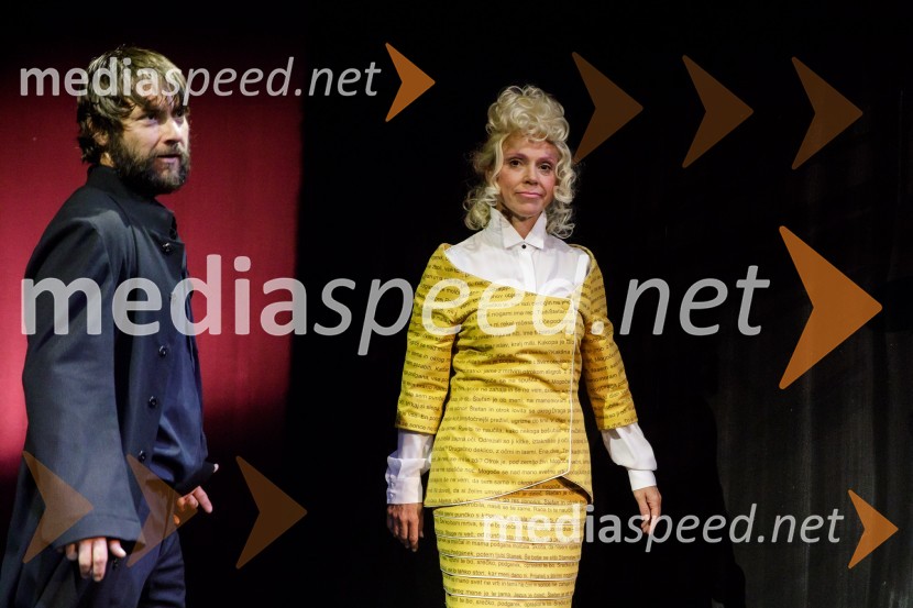  Andrej Murenc, igralec;  Manca  Ogorevc, igralkaIn podgana se je smejala, premiera drame SLG Celje