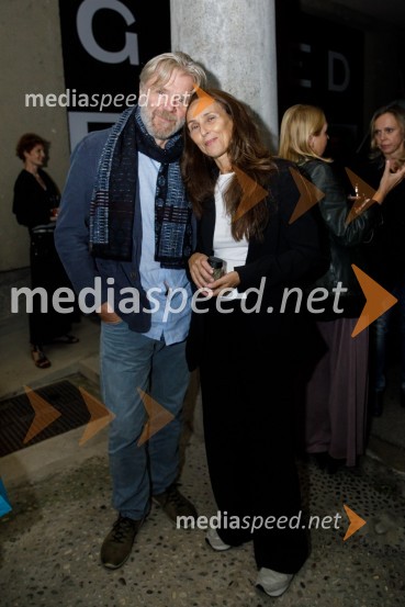  Branko Završan, igralec;  Lučka Počkaj, igralkaIn podgana se je smejala, premiera drame SLG Celje