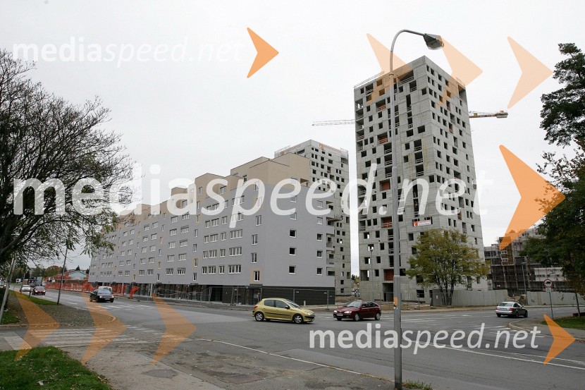 Objekt na Ljubljanski ulici v MariboruGradbišča nepremičnin