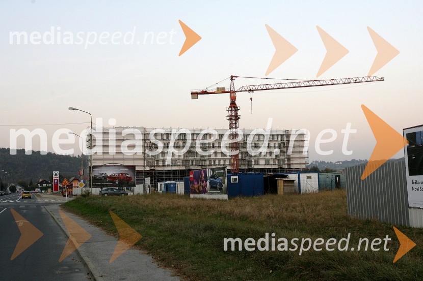 Poslovno-stanovanjski objekt Interspar Pobrežje v MariboruGradbišča nepremičnin