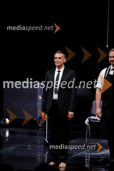   Igor  Samobor, igralec, ravnatelj SNG Drama LjubljanaKonec igre, premiera drame, SNG Ljubljana