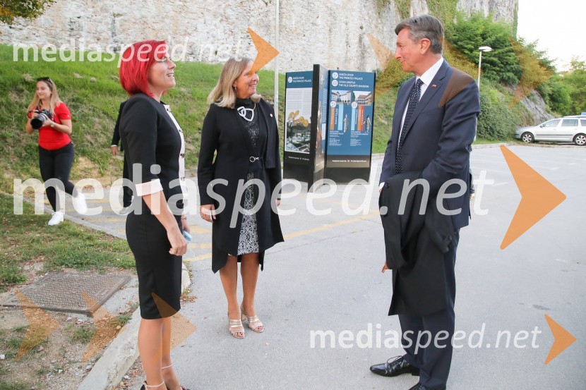  Breda Arnšek, podžupanja Mestne občine Celje;  Andreja Černič Anžur , izvršna direktorica Zavoda MEPI ;  Borut Pahor, predsednik Republike SlovenijeMednarodno priznanje za mlade, podelitev priznanj 7. generaciji