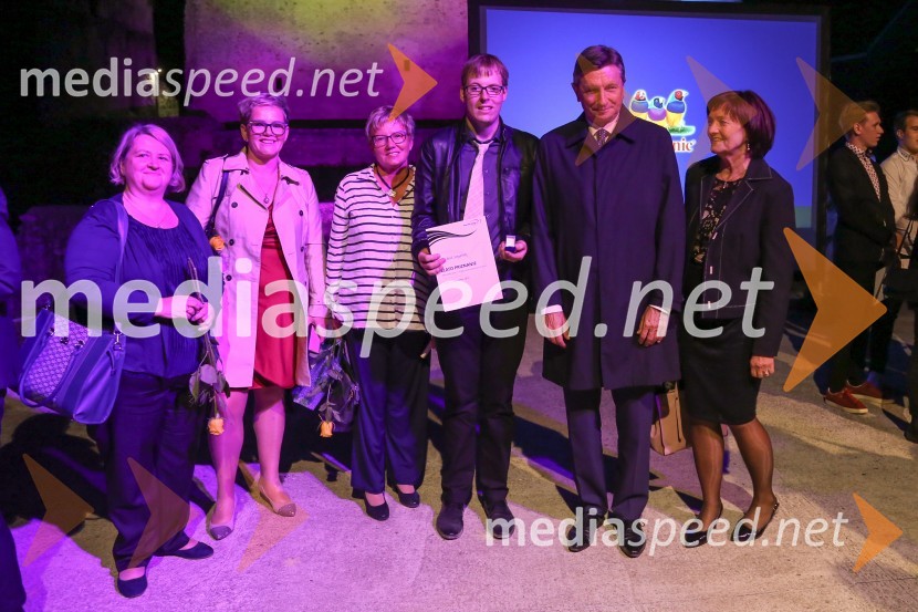  ... ;  ... ;  ... ;  ... ;  Borut Pahor, predsednik Republike Slovenije;  ... Mednarodno priznanje za mlade, podelitev priznanj 7. generaciji