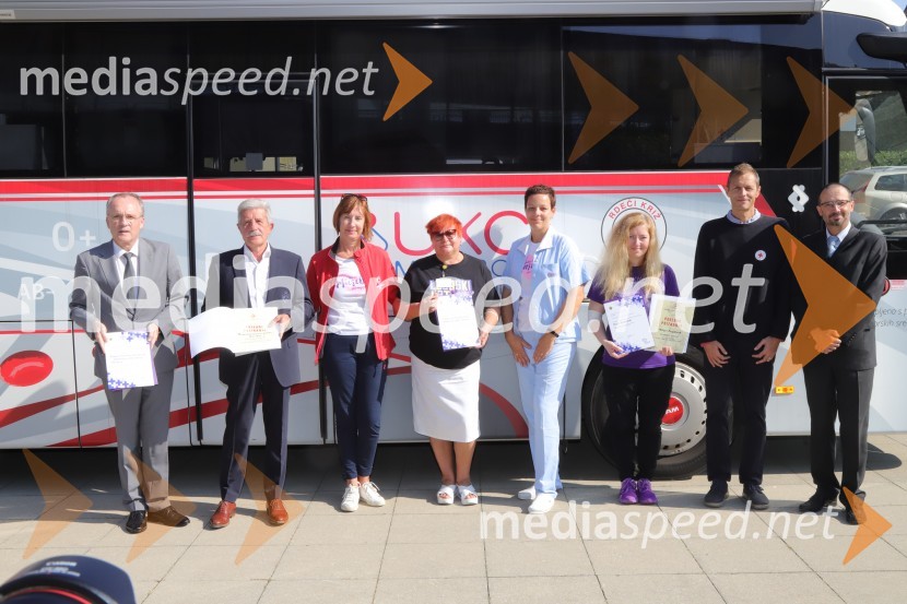 prim. doc. dr. Jernej Završnik, dr. med., spec., direktor Zdravstvenega doma dr. Adolfa Drolca;  Drago Cotar, nekdanji direktor Zavarovalnega združenja, predsednik NK Maribor in organizacijskega odbora Zlate lisice;  Tatjana  Žižek, strokovna sodelavka RK maribor;  Erika Kavaš, dr. med., CTM UKC Maribor;  ... ;  Mojca Pepelnik, pobudnica akcije Vijol'čna kri za vse ljudi;  Metod Dolinšek, sekretar Rdečega Križa Maribor;  ... Krvodajalska akcija Vijol'čna kri za vse ljudi 2021
