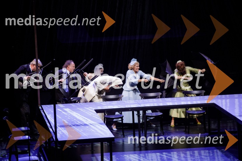  Jožef Ropoša, igralec;  Gašper Jarni, igralec;  Mirjam Korbar, igralka;  Iva Krajnc Bagola, igralkaZimska poroka, premiera MGL Ljubljana