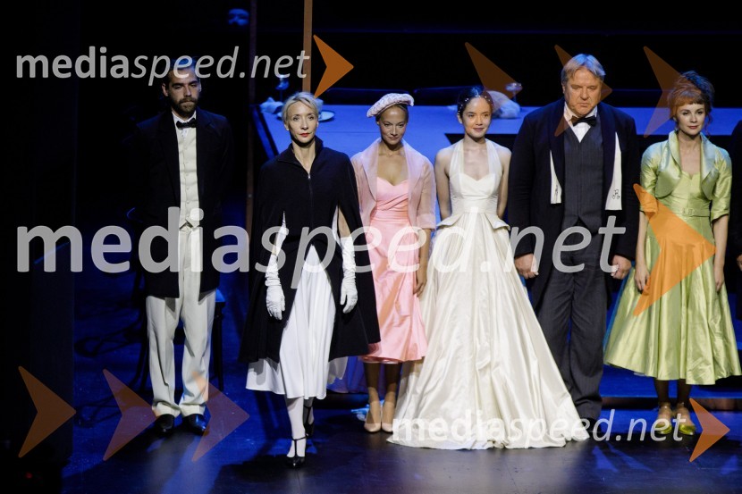  Matic Lukšič, igralec;  Mojca Funkl, igralka;  Viktorija Bencik Emeršič, igralka;  Lara Wolf Završnik, igralka;  Jožef Ropoša, igralec;  Iva Krajnc Bagola, igralkaZimska poroka, premiera MGL Ljubljana