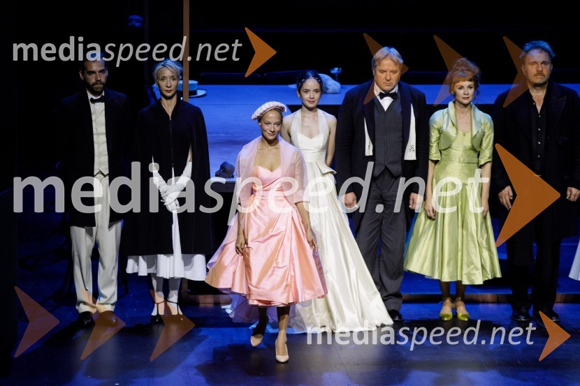  Matic Lukšič, igralec;  Mojca Funkl, igralka;  Viktorija Bencik Emeršič, igralka;  Lara Wolf Završnik, igralka;  Jožef Ropoša, igralec;  Iva Krajnc Bagola, igralka;  Lotos Vincenc Šparovec, igralecZimska poroka, premiera MGL Ljubljana