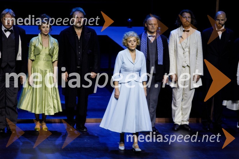  Jožef Ropoša, igralec;  Iva Krajnc Bagola, igralka;  Lotos Vincenc Šparovec, igralec;  Mirjam Korbar, igralka;  Gašper Jarni, igralec;  Tomo Tomšič, igralec;  Jaka Lah, igralecZimska poroka, premiera MGL Ljubljana