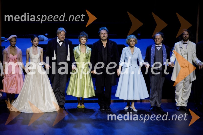  Viktorija Bencik Emeršič, igralka;  Lara Wolf Završnik, igralka;  Jožef Ropoša, igralec;  Iva Krajnc Bagola, igralka;  Lotos Vincenc Šparovec, igralec;  Mirjam Korbar, igralka;  Gašper Jarni, igralec;  Tomo Tomšič, igralecZimska poroka, premiera MGL Ljubljana