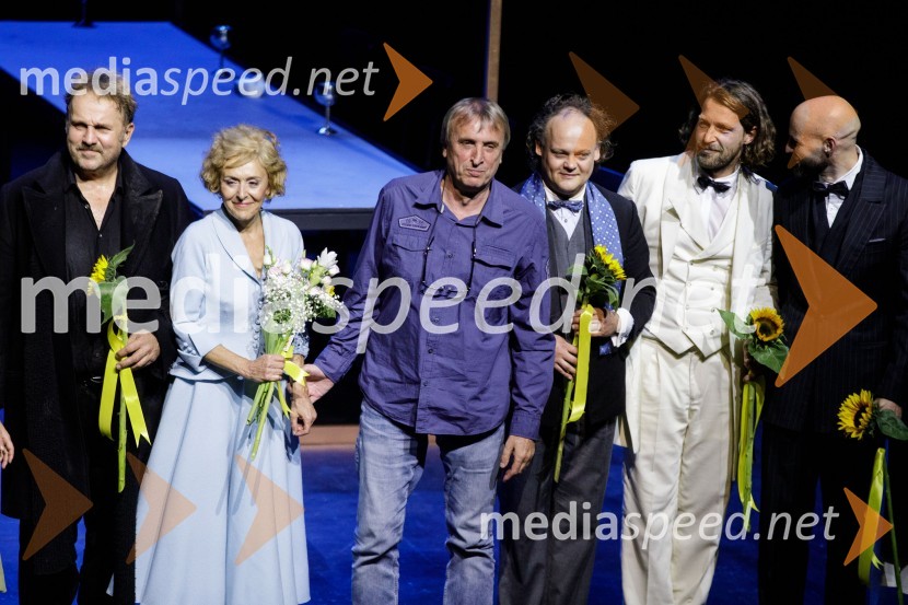  Lotos Vincenc Šparovec, igralec;  Mirjam Korbar, igralka;  Matjaž Zupančič, režiser;  Gašper Jarni, igralec;  Tomo Tomšič, igralec;  Jaka Lah, igralecZimska poroka, premiera MGL Ljubljana