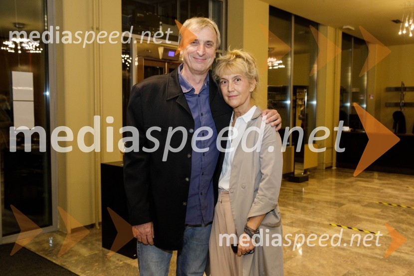  Matjaž Zupančič, režiser;  Barbara Hieng Samobor, direktorica in umetniška vodja MGLZimska poroka, premiera MGL Ljubljana