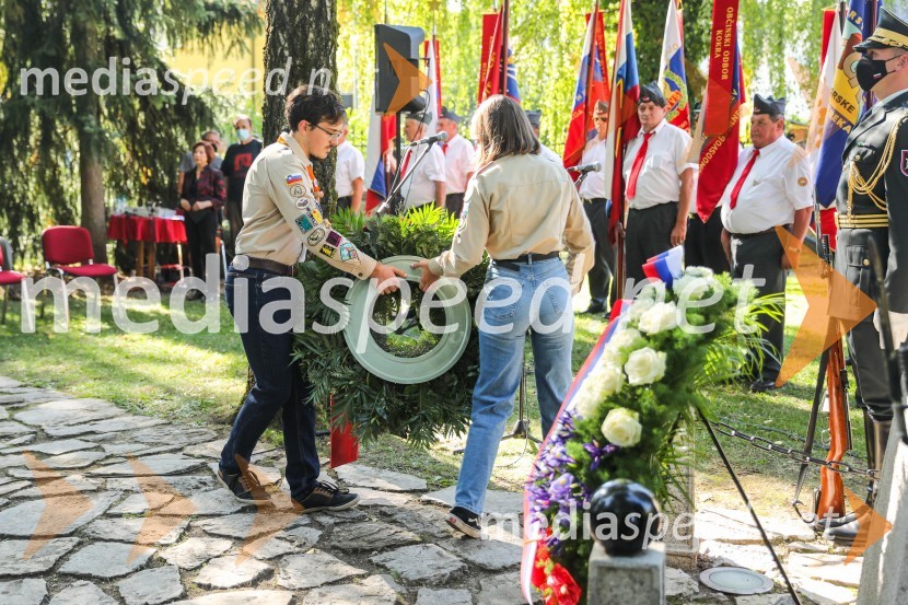 Taborniki Zveze tabornikov Občine Kranj91. obletnica smrti bazoviških junakov
