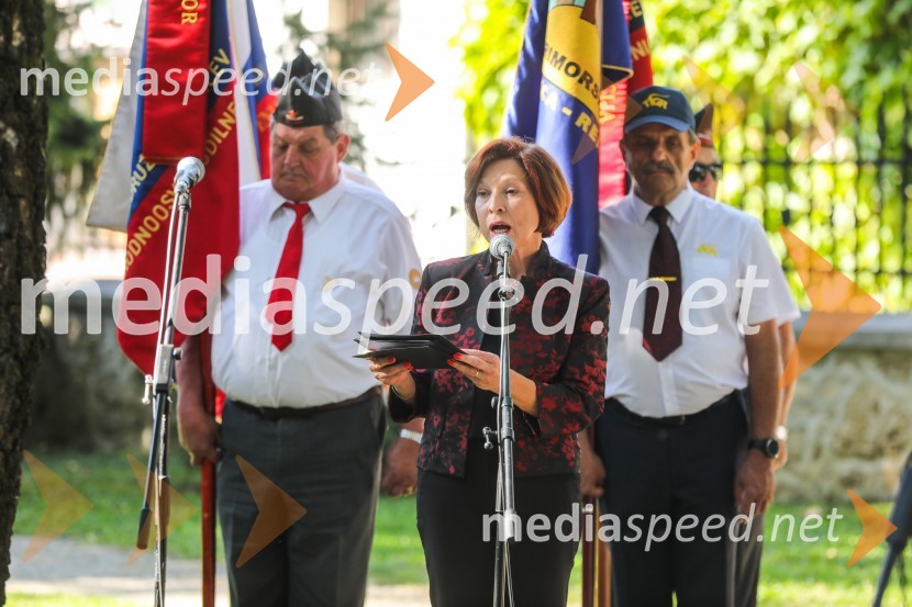  Slavica Bučan, povezovalka91. obletnica smrti bazoviških junakov