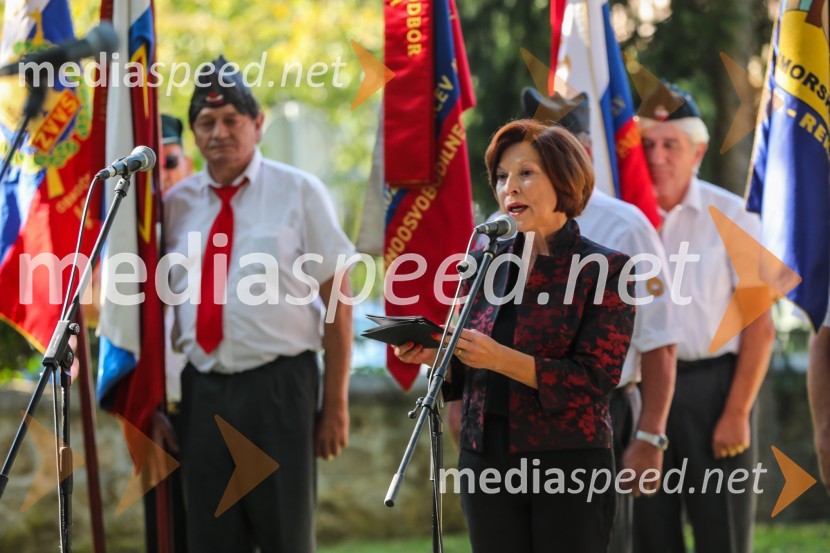  Slavica Bučan, povezovalka91. obletnica smrti bazoviških junakov