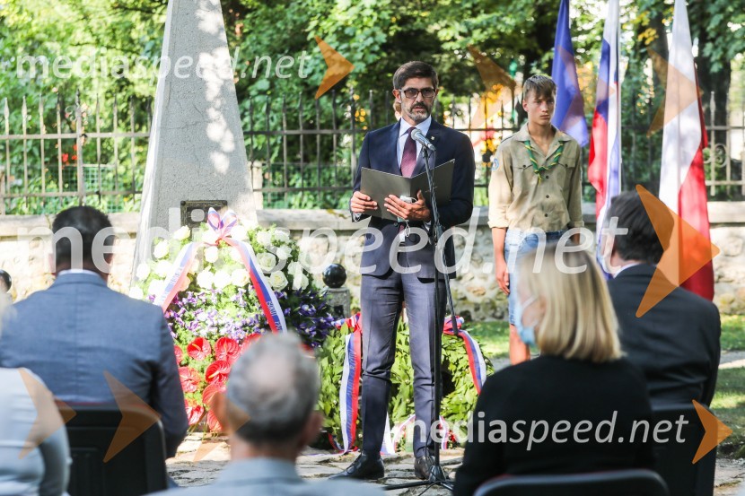  Matjaž Rakovec, župan Mestne občine Kranj91. obletnica smrti bazoviških junakov