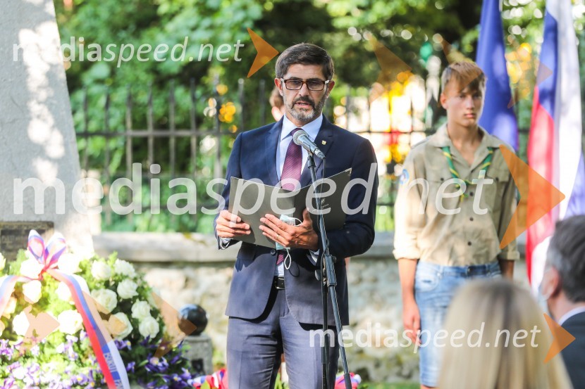  Matjaž Rakovec, župan Mestne občine Kranj91. obletnica smrti bazoviških junakov