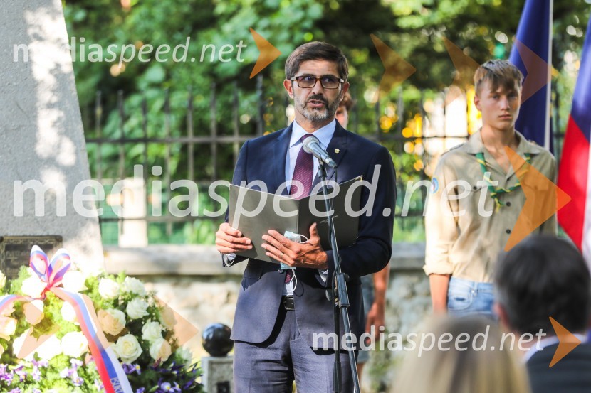  Matjaž Rakovec, župan Mestne občine Kranj91. obletnica smrti bazoviških junakov