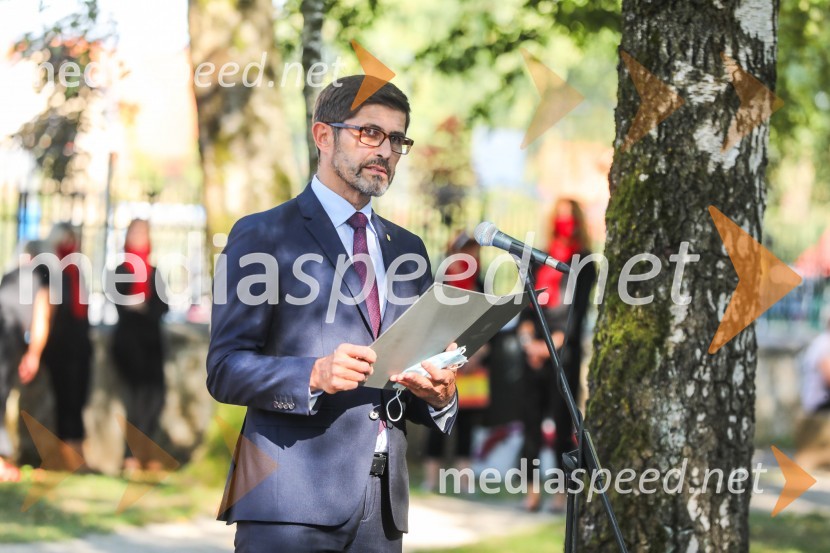  Matjaž Rakovec, župan Mestne občine Kranj91. obletnica smrti bazoviških junakov