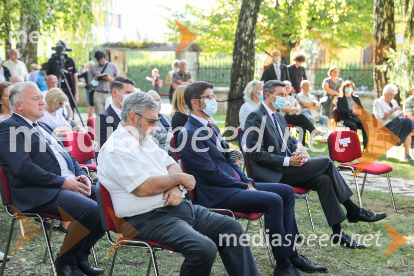  ... ;  Matjaž Rakovec, župan Mestne občine Kranj;  Borut Pahor, predsednik Republike Slovenije91. obletnica smrti bazoviških junakov