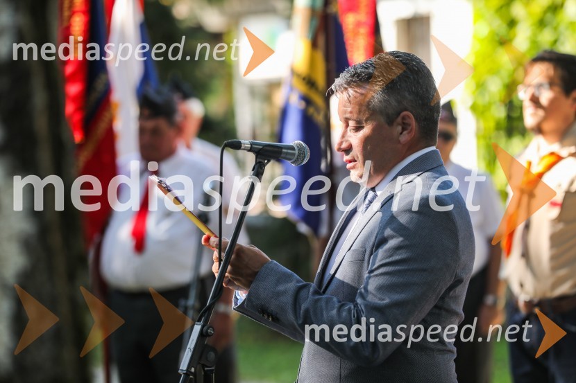  Luka Pisk, župan Občine Sovodnje ob Soči91. obletnica smrti bazoviških junakov