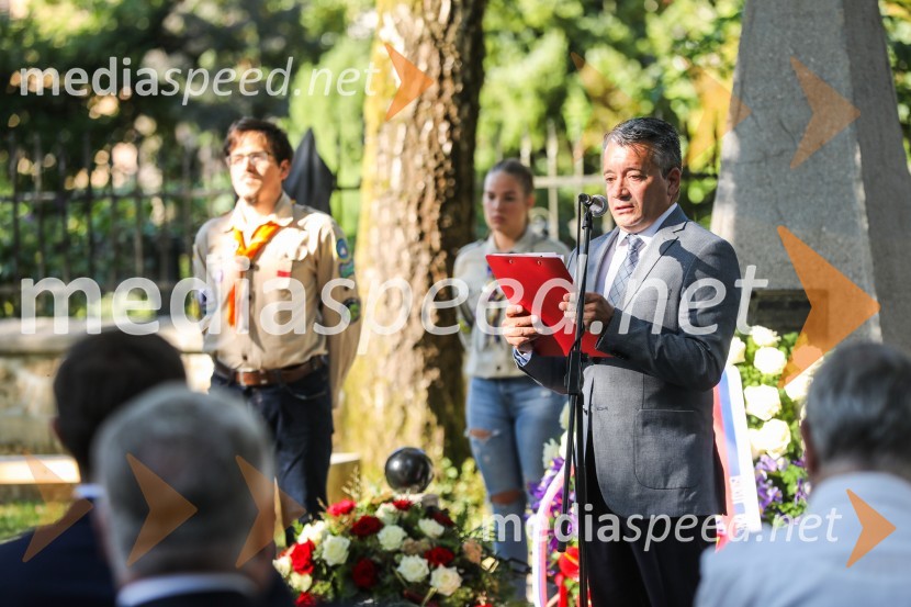  Luka Pisk, župan Občine Sovodnje ob Soči91. obletnica smrti bazoviških junakov
