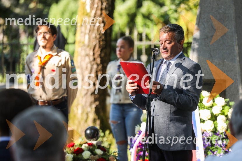  Luka Pisk, župan Občine Sovodnje ob Soči91. obletnica smrti bazoviških junakov