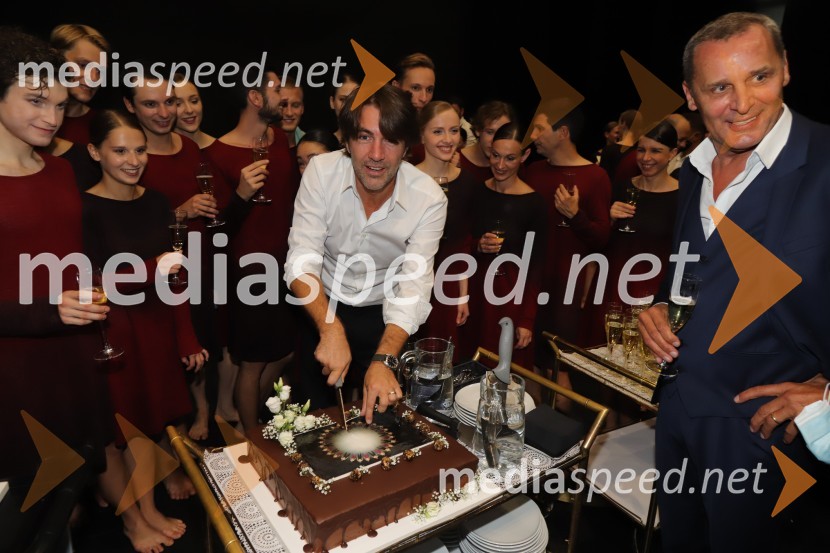  Edward Clug, umetniški direktor, Balet SNG Maribor;  Danilo Rošker, direktor SNG MariborSlovesno obeleženje 30-letnice umetniškega delovanja Edwarda Cluga, SNG Maribor