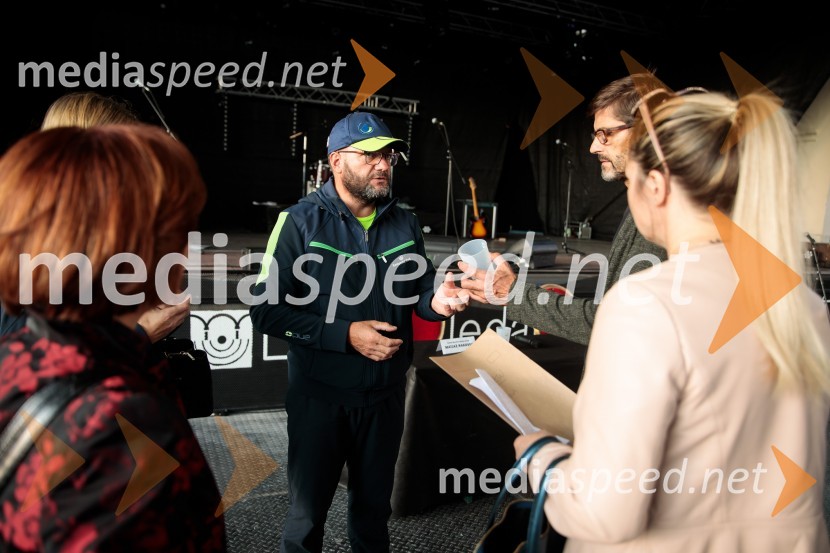  Matjaž  Berčon, direktor Komunale KranjPero Lovšin in novinarska konferenca o Zero waste strategiji Komunale Kranj