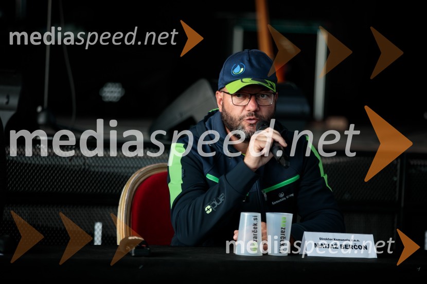  Matjaž  Berčon, direktor Komunale KranjPero Lovšin in novinarska konferenca o Zero waste strategiji Komunale Kranj