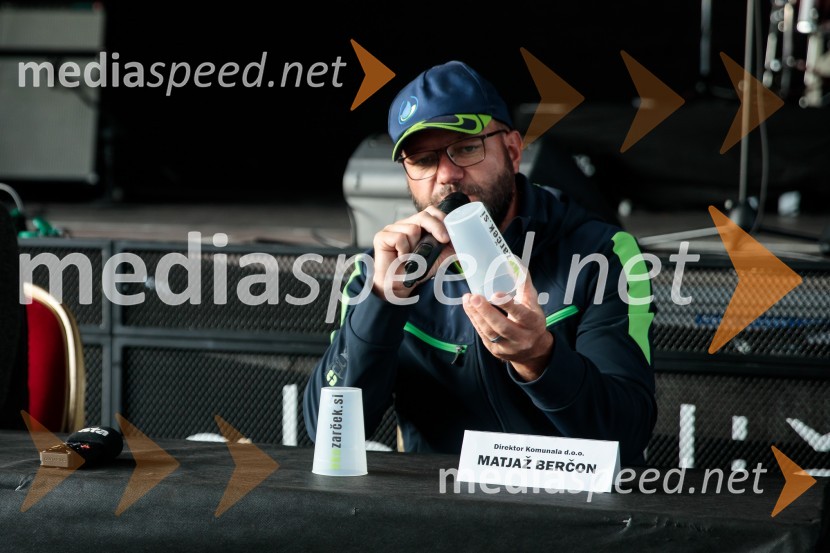  Matjaž  Berčon, direktor Komunale KranjPero Lovšin in novinarska konferenca o Zero waste strategiji Komunale Kranj