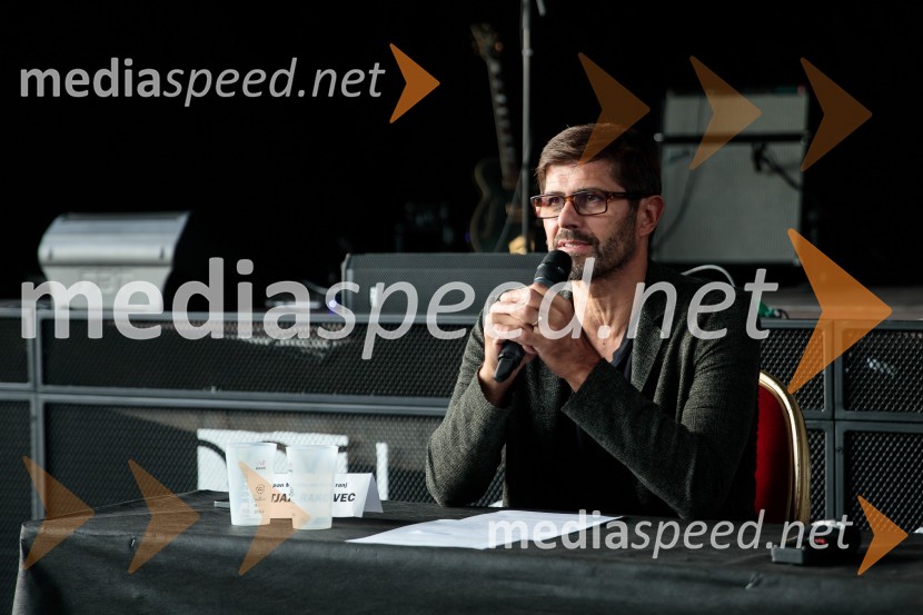  Matjaž Rakovec, župan Mestne občine KranjPero Lovšin in novinarska konferenca o Zero waste strategiji Komunale Kranj