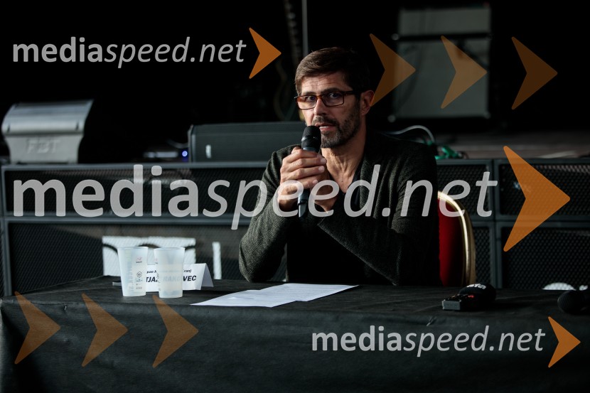  Matjaž Rakovec, župan Mestne občine KranjPero Lovšin in novinarska konferenca o Zero waste strategiji Komunale Kranj