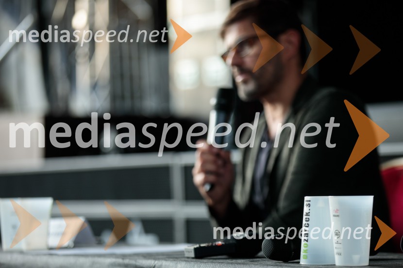  Matjaž Rakovec, župan Mestne občine KranjPero Lovšin in novinarska konferenca o Zero waste strategiji Komunale Kranj