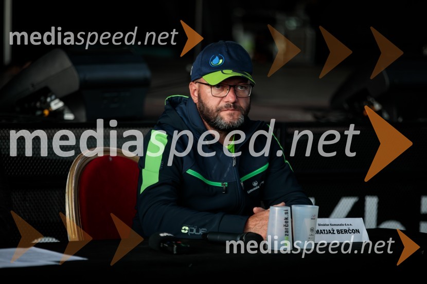  Matjaž  Berčon, direktor Komunale KranjPero Lovšin in novinarska konferenca o Zero waste strategiji Komunale Kranj