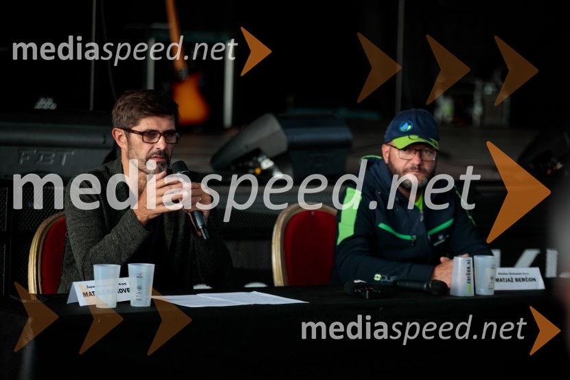  Matjaž Rakovec, župan Mestne občine Kranj;  Matjaž  Berčon, direktor Komunale KranjPero Lovšin in novinarska konferenca o Zero waste strategiji Komunale Kranj