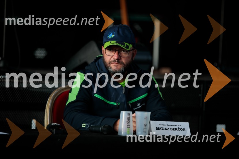  Matjaž  Berčon, direktor Komunale KranjPero Lovšin in novinarska konferenca o Zero waste strategiji Komunale Kranj