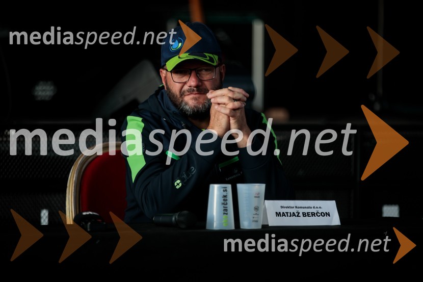  Matjaž  Berčon, direktor Komunale KranjPero Lovšin in novinarska konferenca o Zero waste strategiji Komunale Kranj