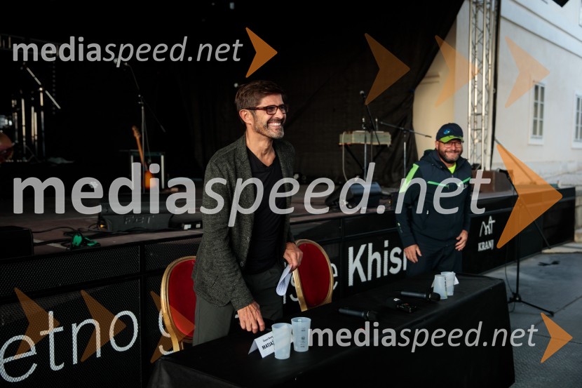  Matjaž Rakovec, župan Mestne občine Kranj;  Matjaž  Berčon, direktor Komunale KranjPero Lovšin in novinarska konferenca o Zero waste strategiji Komunale Kranj