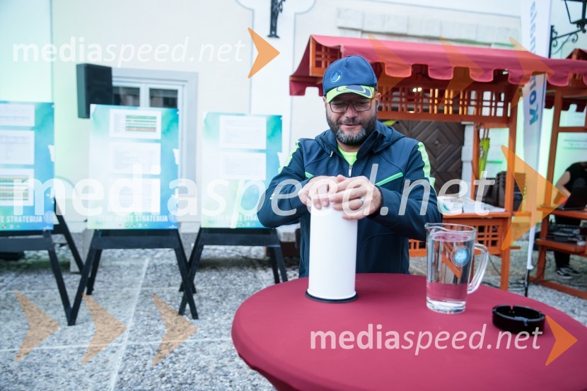  Matjaž  Berčon, direktor Komunale KranjPero Lovšin in novinarska konferenca o Zero waste strategiji Komunale Kranj