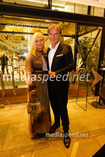 dr. Jerneja Kastelic, direktorica sektorja za gospodarjenje z objekti in najemniki, Mercator d.d.; mag. David Kastelic, predsednik uprave, Zavarovalnica Sava, d.d.Simfonični orkester Radia ORF Dunaj, Festival Ljubljana 2021