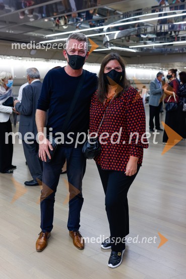  Benjamin Ziervogel, violinist;  Teja Pelko, novinarka, Svet24Simfonični orkester Radia ORF Dunaj, Festival Ljubljana 2021