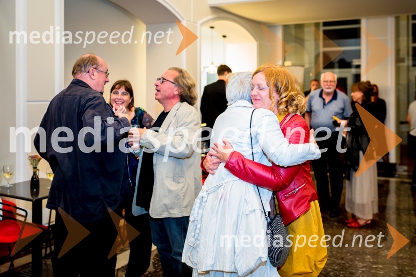  Gojmir Lešnjak Gojc, igralec;  Jaša Jamnik, igralec in režiser;  Alja Predan, dramaturginja SLG Celje, nekdanja umetniška direktorica Festivala Borštnikovo srečanje; mag. Tina Kosi, upravnica SLG CeljePravi heroji, premiera SLG Celje