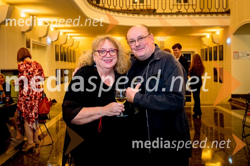  Alenka Cilenšek, igralka;  Gojmir Lešnjak Gojc, igralecPravi heroji, premiera SLG Celje